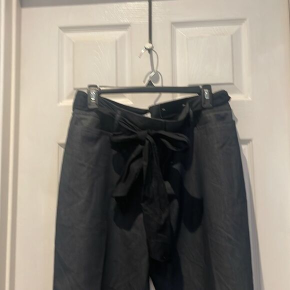 NWT Ann Taylor LOFT Julie curvy flare leg with stretch SZ 12 NEW with tags belt - Picture 3 of 15